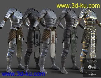 3D打印模型dForce High Paladin Textures的图片