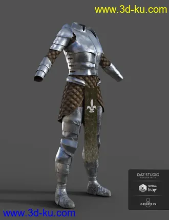 3D打印模型dForce High Paladin Textures的图片