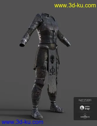 3D打印模型dForce High Paladin Textures的图片