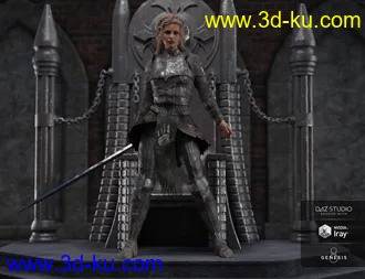 3D打印模型dForce High Paladin Textures的图片