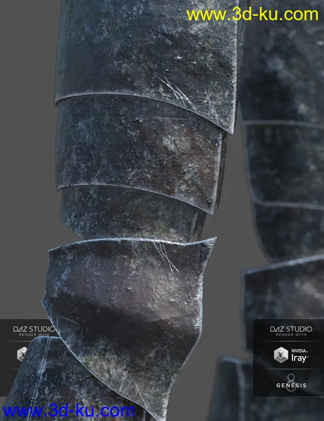 dForce High Paladin Textures模型的图片15