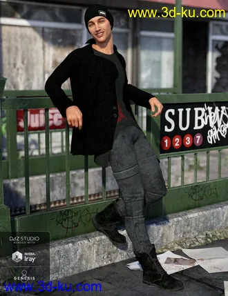 3D打印模型dForce Hot Shot Outfit Textures的图片