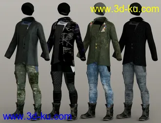 3D打印模型dForce Hot Shot Outfit Textures的图片