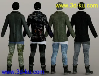 3D打印模型dForce Hot Shot Outfit Textures的图片