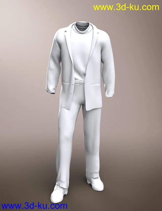 dForce Hudson Outfit for Genesis 8 Male(s)模型的图片6