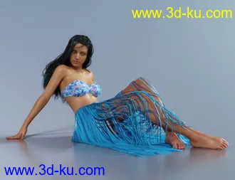 3D打印模型dForce Hula Outfit and Pose Set for Genesis 8 Female(s)的图片