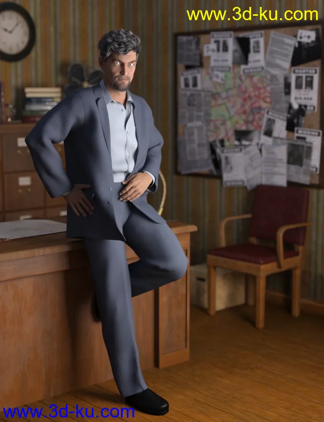 dForce Informal Suit for Genesis 8 Male(s)模型的图片1