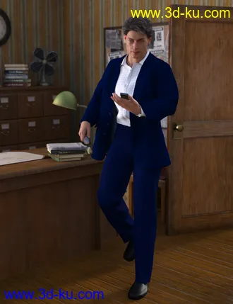 3D打印模型dForce Informal Suit for Genesis 8 Male(s)的图片