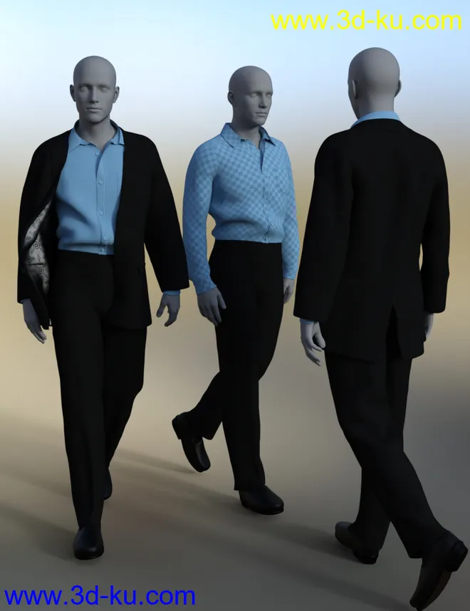 dForce Informal Suit for Genesis 8 Male(s)模型的图片6