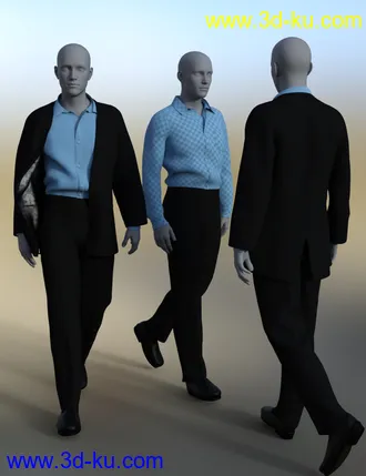 3D打印模型dForce Informal Suit for Genesis 8 Male(s)的图片