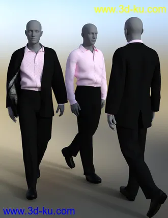 3D打印模型dForce Informal Suit for Genesis 8 Male(s)的图片