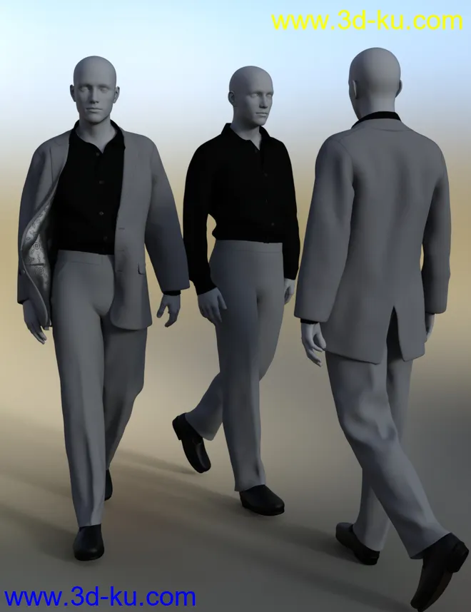 dForce Informal Suit for Genesis 8 Male(s)模型的图片9