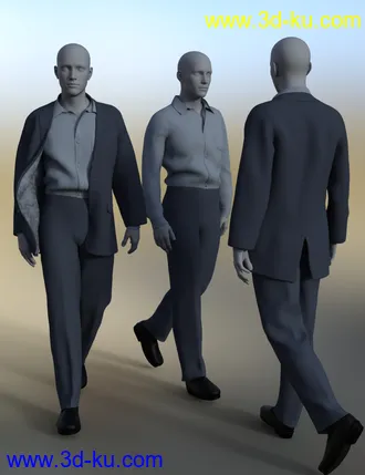 3D打印模型dForce Informal Suit for Genesis 8 Male(s)的图片
