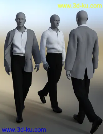 3D打印模型dForce Informal Suit for Genesis 8 Male(s)的图片