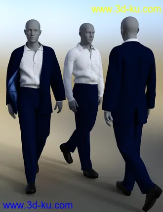 3D打印模型dForce Informal Suit for Genesis 8 Male(s)的图片