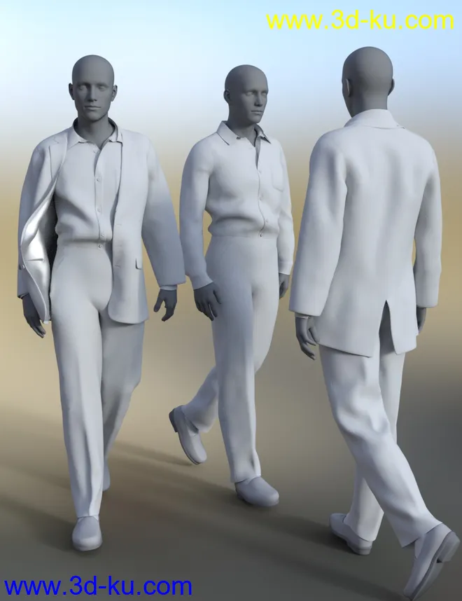 dForce Informal Suit for Genesis 8 Male(s)模型的图片13