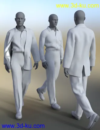 3D打印模型dForce Informal Suit for Genesis 8 Male(s)的图片