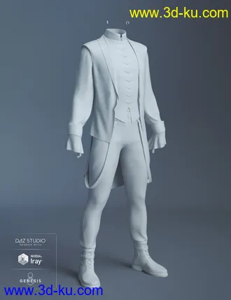 3D打印模型dForce Jasper Black for Genesis 8 Male(s)的图片