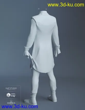 3D打印模型dForce Jasper Black for Genesis 8 Male(s)的图片