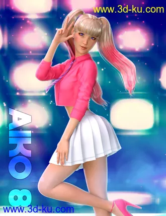 3D打印模型dForce K-Pop Girls 2 Outfits for Genesis 8 Female(s)的图片