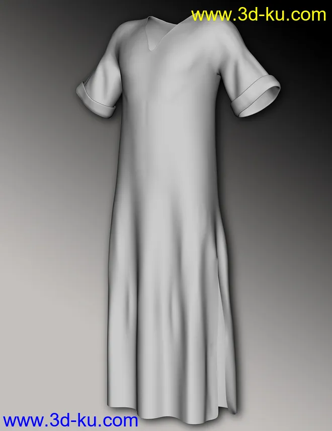 dForce Kaftan for Genesis 8 Male(s)模型的图片8