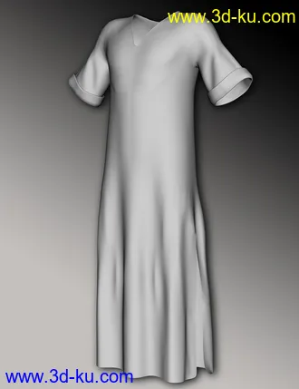 3D打印模型dForce Kaftan for Genesis 8 Male(s)的图片