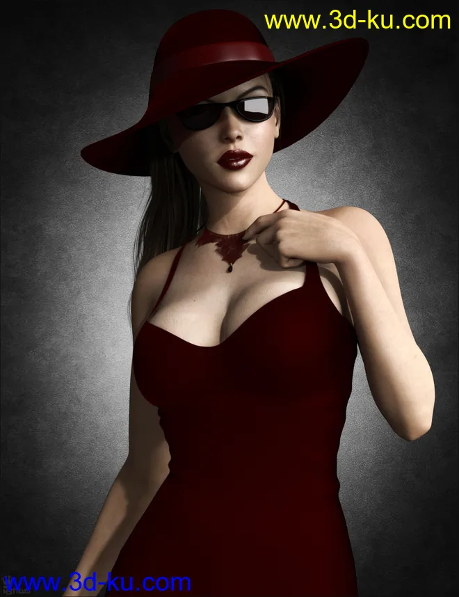 dForce Le Magnifique Outfit for Genesis 8 Female(s)模型的图片7