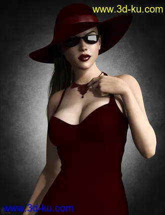 3D打印模型dForce Le Magnifique Outfit for Genesis 8 Female(s)的图片