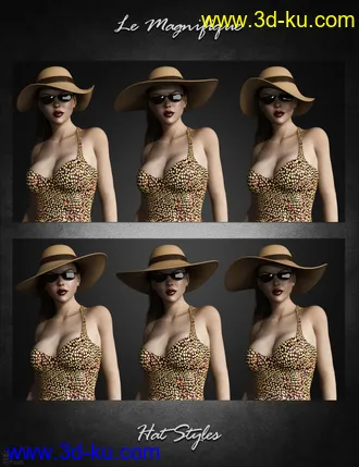 3D打印模型dForce Le Magnifique Outfit for Genesis 8 Female(s)的图片