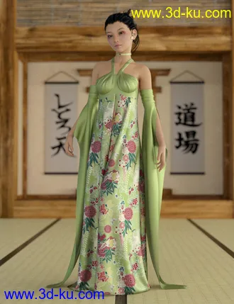 3D打印模型dForce Mahaut Fantasy Outfit Textures的图片