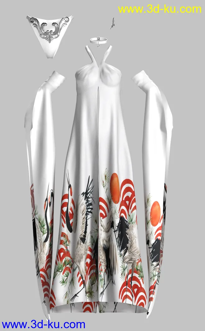 dForce Mahaut Fantasy Outfit Textures模型的图片6