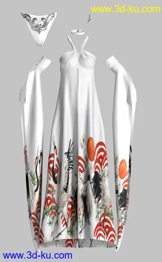 3D打印模型dForce Mahaut Fantasy Outfit Textures的图片