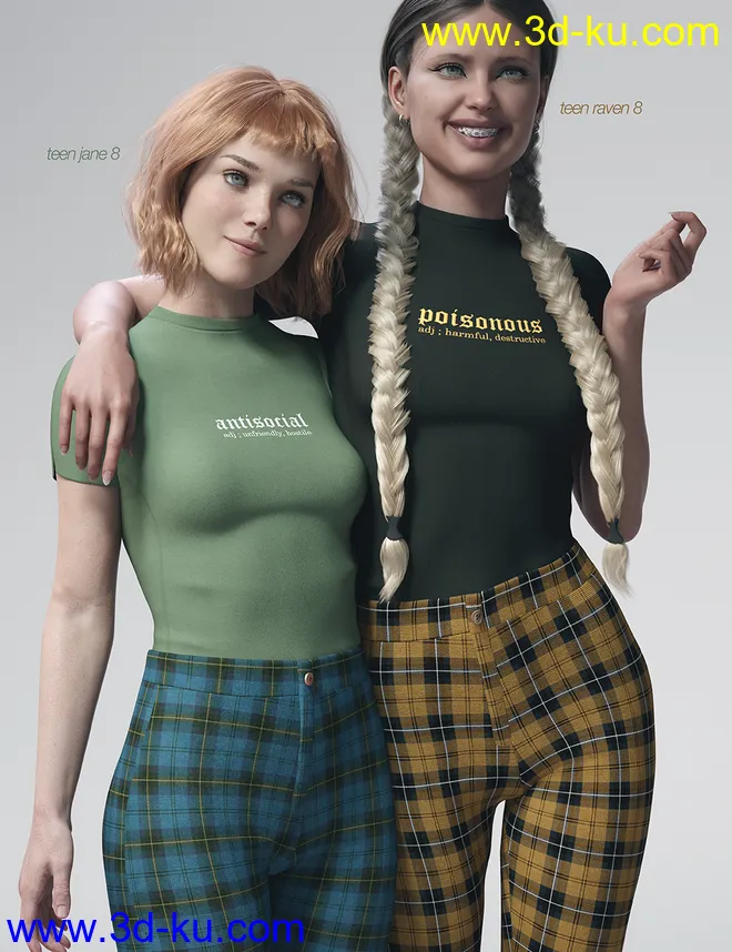 dForce Marmalade Outfit for Genesis 8 Female(s)模型的图片13