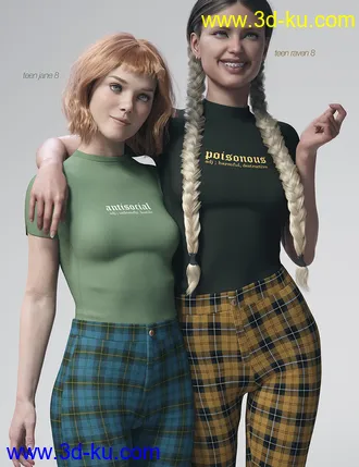 3D打印模型dForce Marmalade Outfit for Genesis 8 Female(s)的图片