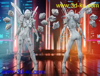 3D打印模型dForce Mech Dancer Outfit for Genesis 8 Female(s)的图片