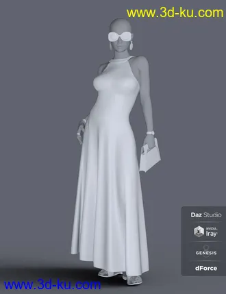 3D打印模型dForce Minimalist Summer Outfit for Genesis 8 Female(s)的图片