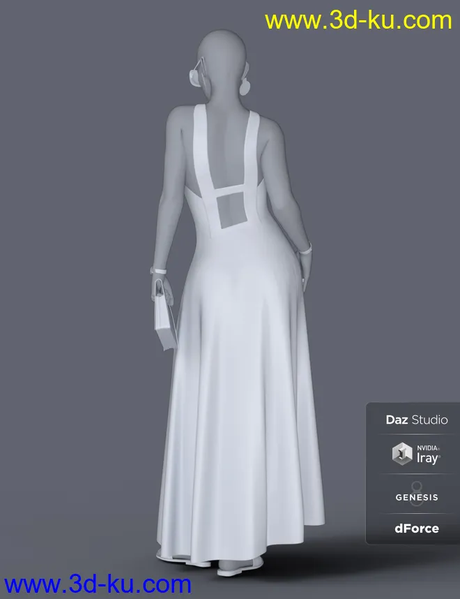 dForce Minimalist Summer Outfit for Genesis 8 Female(s)模型的图片8