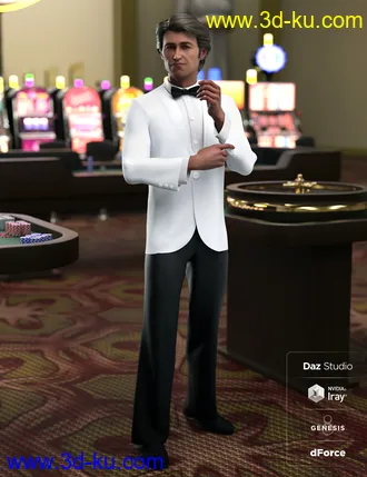 3D打印模型dForce Monte Carlo Suit for Genesis 8 Male(s)的图片