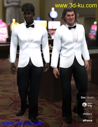 3D打印模型dForce Monte Carlo Suit for Genesis 8 Male(s)的图片