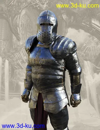 3D打印模型dForce Morphing Fantasy Armor Genesis 8 Male的图片