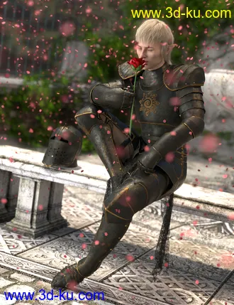 3D打印模型dForce Morphing Fantasy Armor Genesis 8 Male的图片