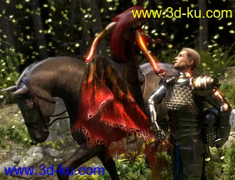 3D打印模型dForce Morphing Fantasy Armor Genesis 8 Male的图片