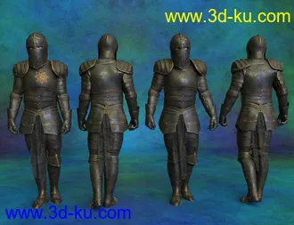 3D打印模型dForce Morphing Fantasy Armor Genesis 8 Male的图片