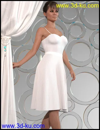 3D打印模型dForce Multi Bodysuit Skirt Outfit for Genesis 8 Female(s)的图片