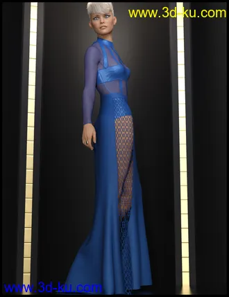 3D打印模型dForce Multi Bodysuit Skirt Outfit for Genesis 8 Female(s)的图片