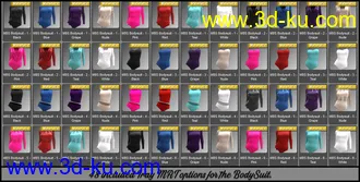 3D打印模型dForce Multi Bodysuit Skirt Outfit for Genesis 8 Female(s)的图片