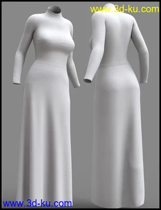 3D打印模型dForce Multi Bodysuit Skirt Outfit for Genesis 8 Female(s)的图片