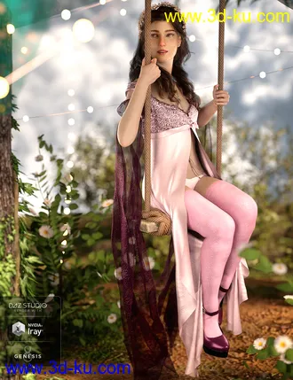 3D打印模型dForce Nightingale Outfit for Genesis 8 Female(s)的图片