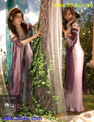 3D打印模型dForce Nightingale Outfit for Genesis 8 Female(s)的图片