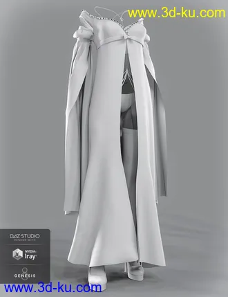 3D打印模型dForce Nightingale Outfit for Genesis 8 Female(s)的图片